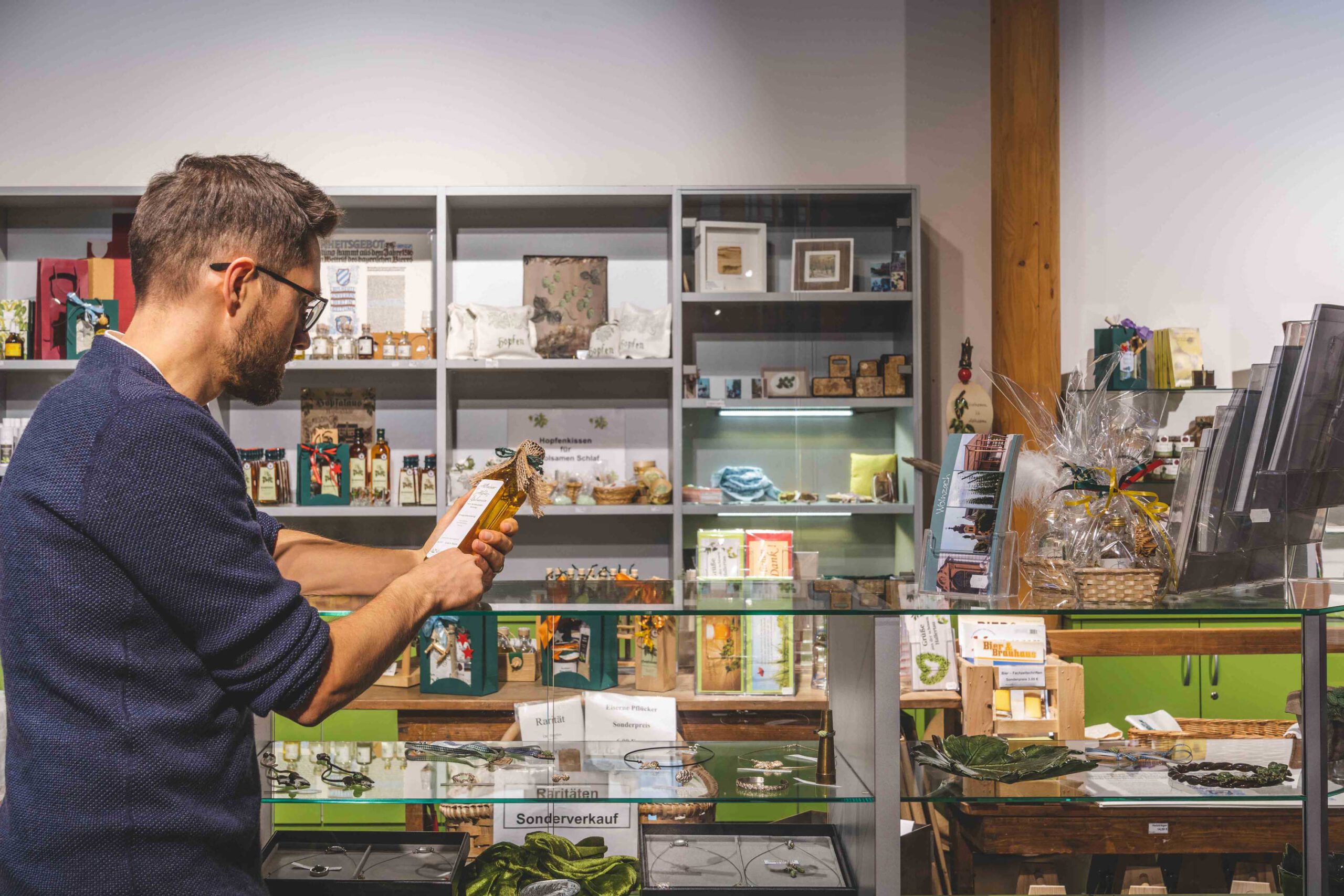 Insight into the museum shop