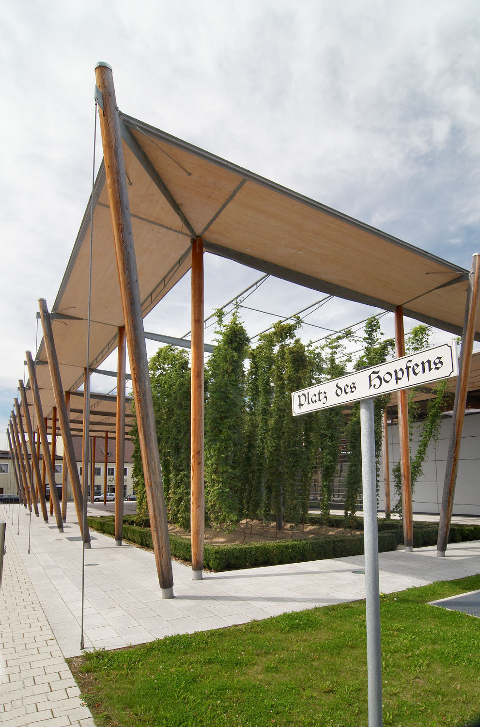 View of the Museum Hop Garden