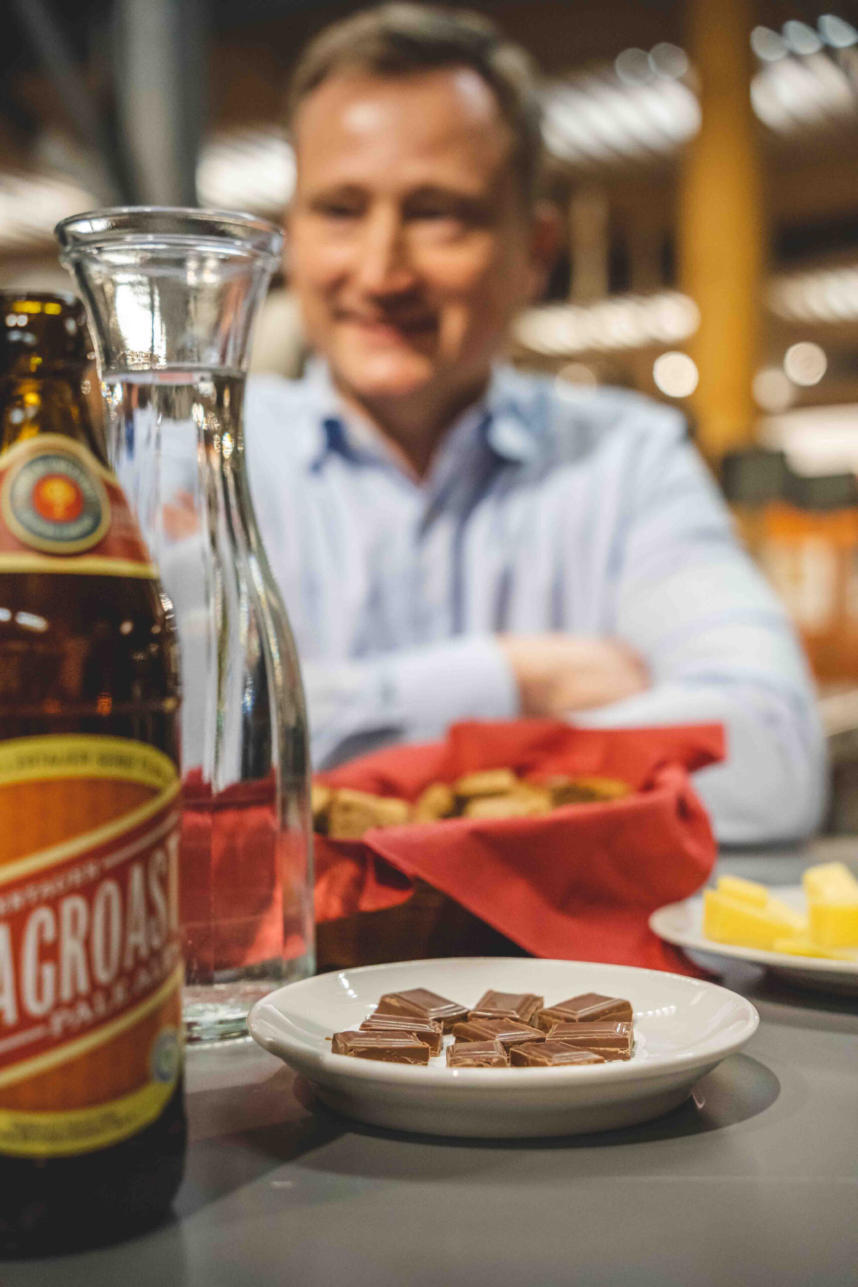 Guests at a Wolnzach beer tasting