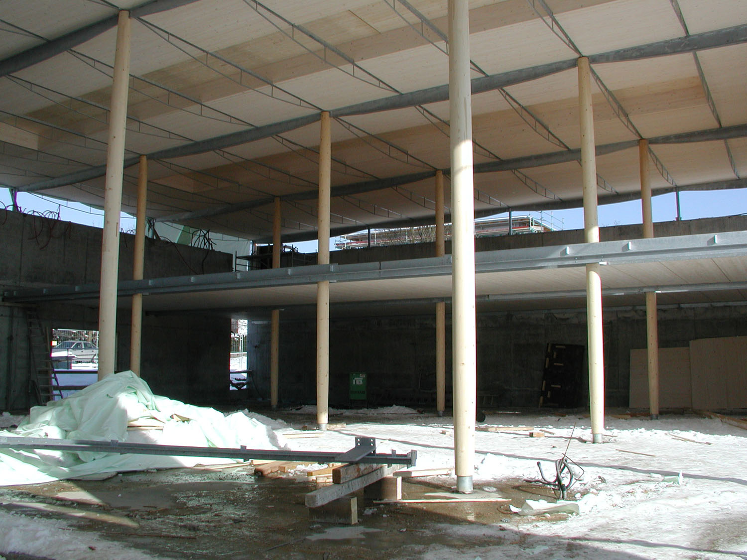 Baustelle Januar 2003