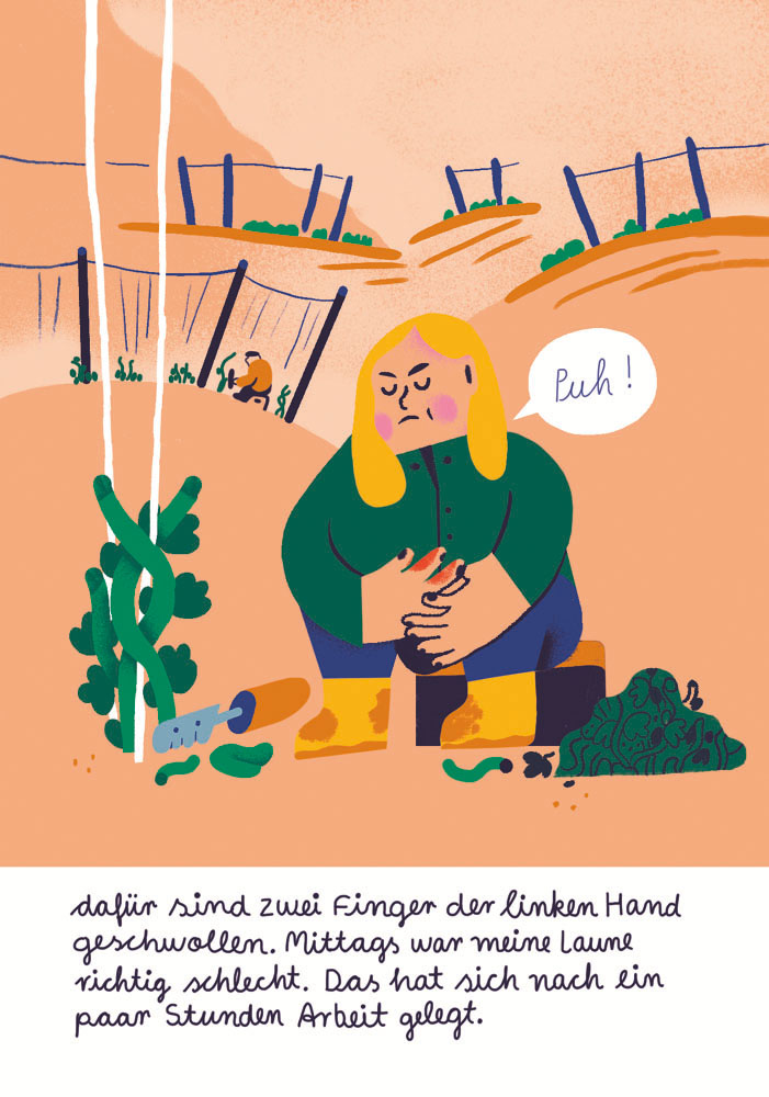 Zeichnung Julia Klug - Text Alexandra Hamann