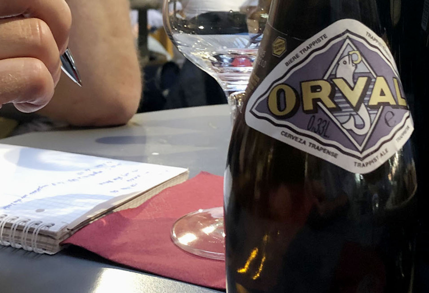 Flasche Orval-Bier