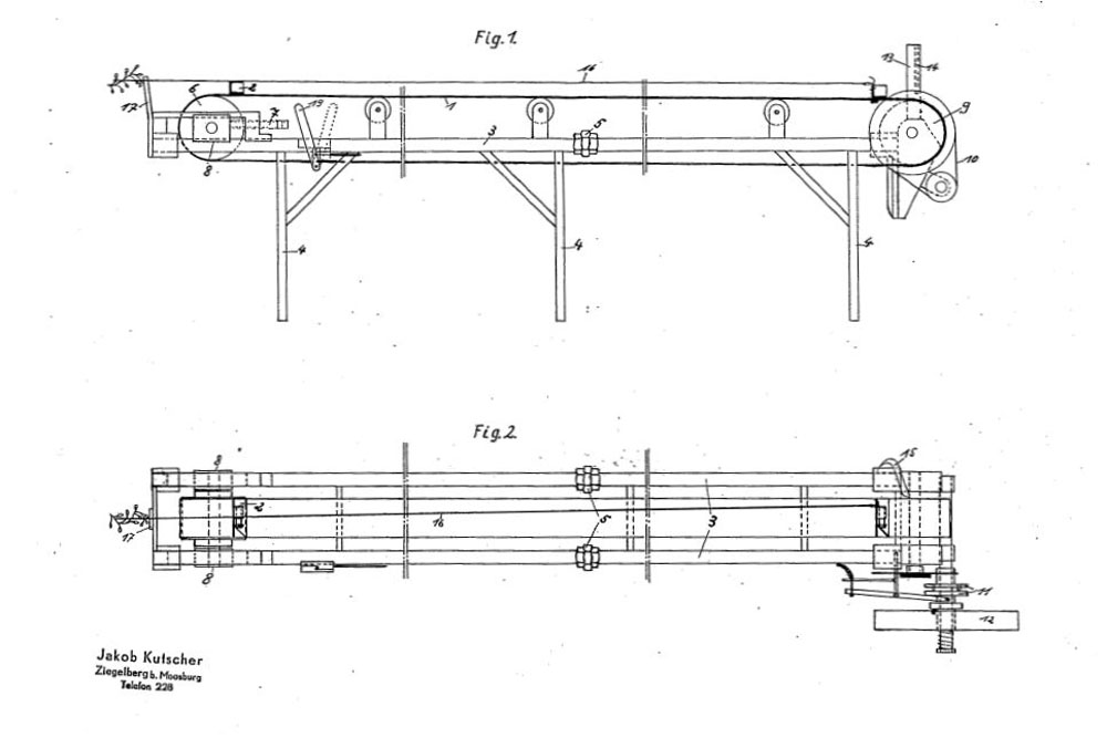 Patent für Drahtausziehmaschine
